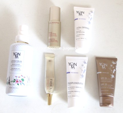 スキンケア　春夏